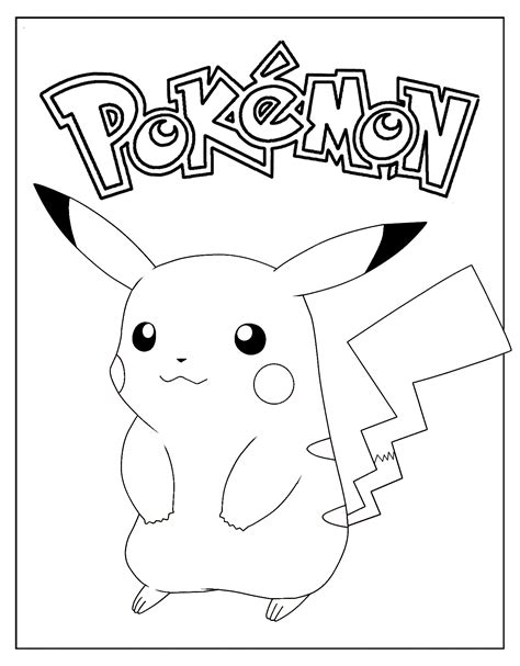 pikachu coloring pages|Pikachu Coloring Pages for Kids